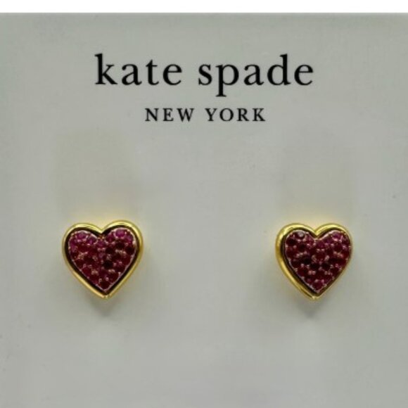 Kate Spade Heart Earrings +DustBag - Picture 10 of 12
